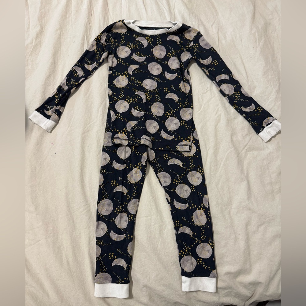 Burt's Bees Organic Cotton - Kids Blqck and Gray Pajama set